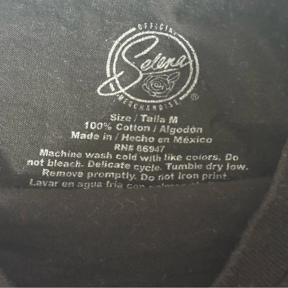 Selena Graphic Black T-Shirt - Picture 5 of 5